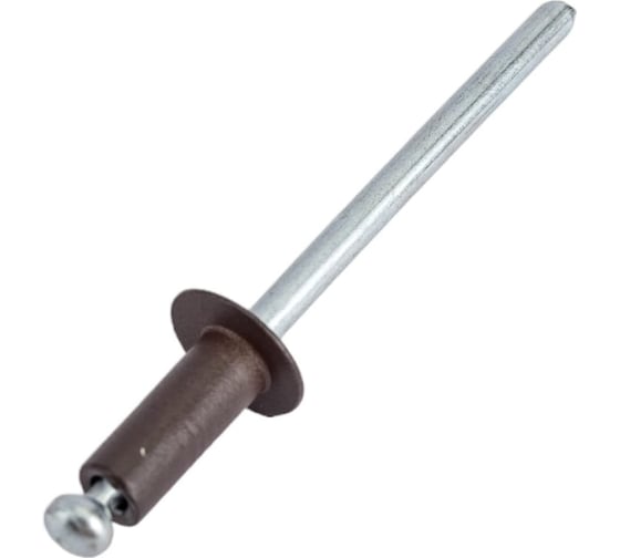 Заклепка вытяжная ARNO INDUSTRIES 3.2х8 мм 100 шт. комбинированная для соединения листовых материалов, RAL8017 темно-коричневая AK130320808FN07