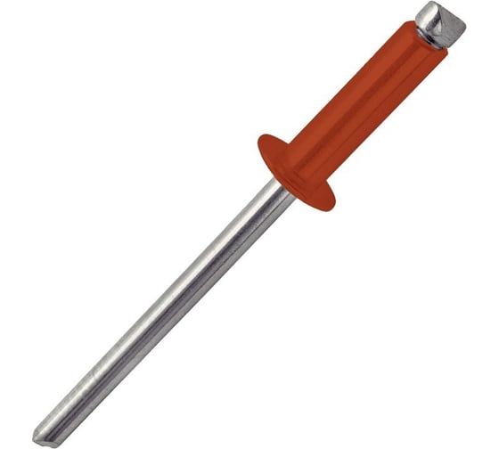 Заклепка вытяжная комбинированная для неразъемного крепления листовых материалов 4х8 мм, 195 шт., RAL8004 медно-коричневая ARNO INDUSTRIES AK1304008084N07