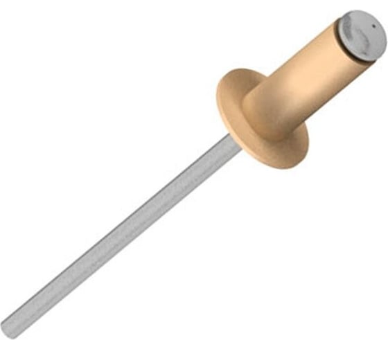 Заклепка вытяжная ARNO INDUSTRIES 4.8х10 100 шт. комбинированная для крепления листовых материалов, RAL1014 слоновая кость AK130481001BG07