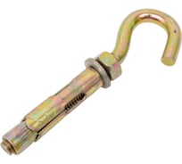 Анкерный болт с крюком 10х60 мм 5 шт. для крепления конструкций и подвесных элементов ARNO INDUSTRIES AED001006062698