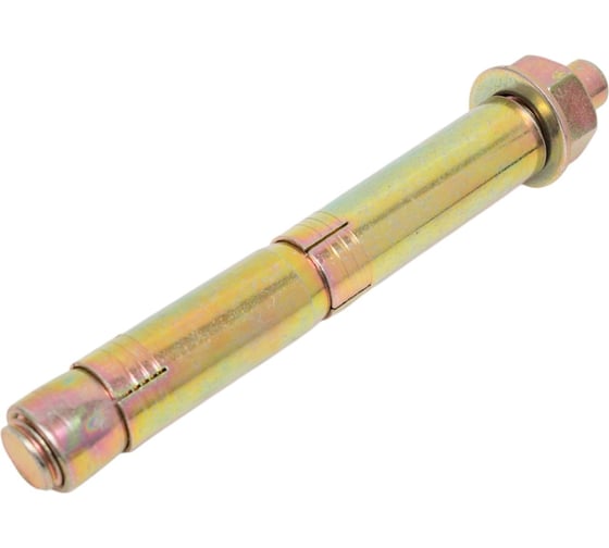 анкерный болт 20х200 100 шт. с гайкой двухраспорный для крепления конструкций в бетоне и кирпиче ARNO INDUSTRIES B12002020061098