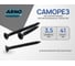Саморез ARNO INDUSTRIES 3,5х41 1кг для крепления гипсокартона частичная резьба фосфатированное AB1303504118198 2