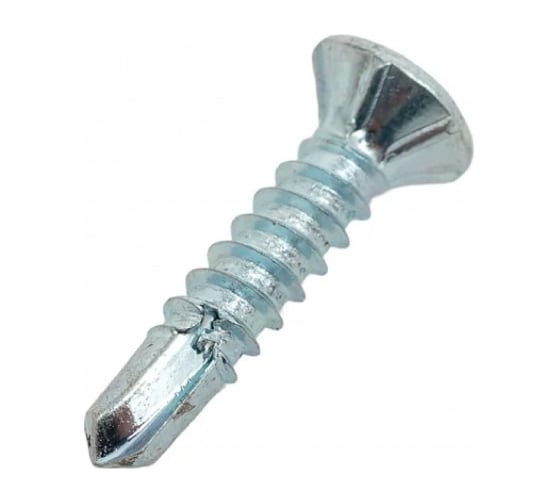 Саморез оконный 9х16 100 шт. для монтажа оконных профилей 3, белый цинк ARNO INDUSTRIES ABH103901637A98 1