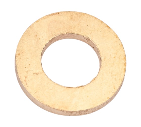 Круглая шайба без фаски DINFIX DIN 125А, латунь, М10, 10 шт. 00-00001736