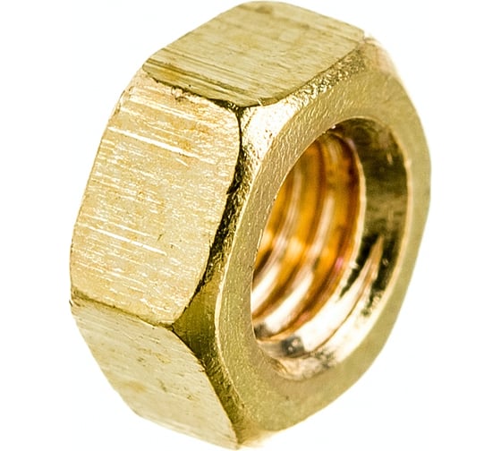 Шестигранная гайка DINFIX DIN 934, латунь, М5, 10 шт. 00-00001723
