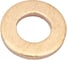 Круглая шайба без фаски DINFIX DIN 125А, латунь, М6, 10 шт. 00-00001734 3
