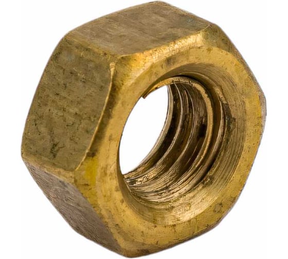Шестигранная гайка DINFIX DIN 934, латунь, М8, 4 шт. 00-00001725