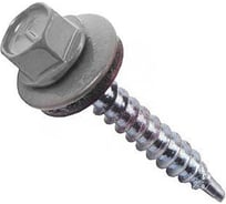 Саморез кровельный окрашенный для крепления профнастила и металлочерепицы 5,5х25 мм, RAL7004 сигнальный серый, 1 кг ARNO INDUSTRIES AB5305502574D98