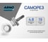 Кровельный саморез ARNO INDUSTRIES 4,8х19 мм 180 шт для крепления кровельных материалов RAL9003 сигнальный белый AB5304801993R07 2