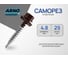 Кровельный саморез ARNO INDUSTRIES 4,8х29 80 шт для крепления кровельных материалов RAL8017 шоколадно-коричневый AB530480298FA07 2