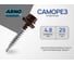 Кровельный саморез ARNO INDUSTRIES 4,8х29 75 шт для крепления профнастила и металлочерепицы RAL8017 шоколадно-коричневый окрашенный AB530480298FV98 2