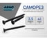 Саморез ARNO INDUSTRIES 3,5х41 мм 1кг для крепления гипсокартона к профилю крупная резьба фосфатированное AB1103504118598 2