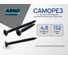 Саморез ARNO INDUSTRIES 4,2х64 1кг для крепления гипсокартона к профилю частичная резьба фосфатированное покрытие сталь AB1304815213007 2