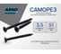 Саморез ARNO INDUSTRIES 3,5х51 1кг для крепления гипсокартона к профилю частичная резьба фосфатированное AB1303505114N98 2
