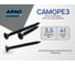 Саморез ARNO INDUSTRIES 3,5х41 мм 1кг для крепления гипсокартона к профилю крупная резьба желтое цинкование AB1503504164D98 2