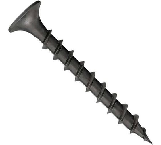 Саморез ARNO INDUSTRIES 3.5х19 100 шт. по гипсокартону для крепления гипсокартона к металлическому профилю, крупная резьба фосфатированное покрытие AB1103501914I05 1