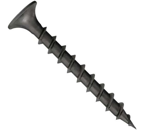 Саморез ARNO INDUSTRIES 4.2х75-76 мм 100 шт. для крепления гипсокартона к каркасу крупная резьба, фосфатированное покрытие AB1104207617N98 1