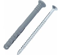 Дюбель РМЗ с шурупом потай для крепления в бетоне и кирпиче 6х80 мм, 70 шт. ARNO INDUSTRIES AG1100608061A05