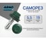 Саморез кровельный ARNO INDUSTRIES 5,5х19 1кг для крепления профнастила и металлочерепицы RAL6029 мятно-зеленый цветное AB530550196SV98 2