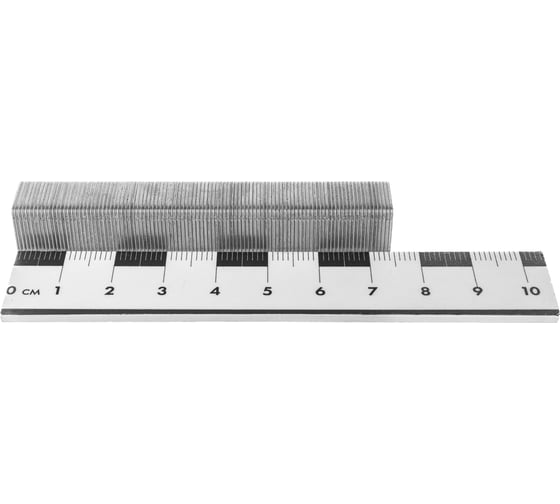 Скобы для мебельного степлера Gigant тип 53 оцинк, 12x0,7 мм, 1000 шт. GSMS-5