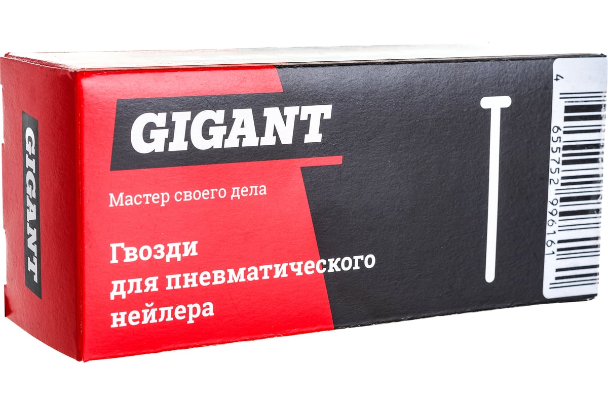 Гвозди для пневматического нейлера Gigant 40х1,25х1 мм, 5000 шт. GGPN-3 -  выгодная цена, отзывы, характеристики, фото - купить в Москве и РФ