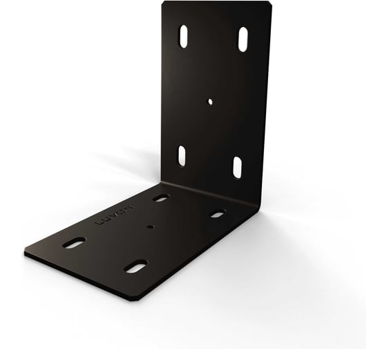 Коннектор для бруса LUVON 100х100 мм, внутренний уголок 90 градусов, черный, 2 шт 00057 1