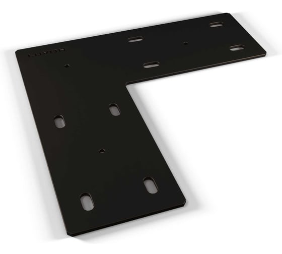 Коннектор для бруса LUVON 100х100 мм, боковой уголок 90 градусов, черный, 2 шт 00056 1