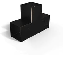 Коннектор для бруса LUVON 100х100мм Т-образный, черный, 2 шт 00050