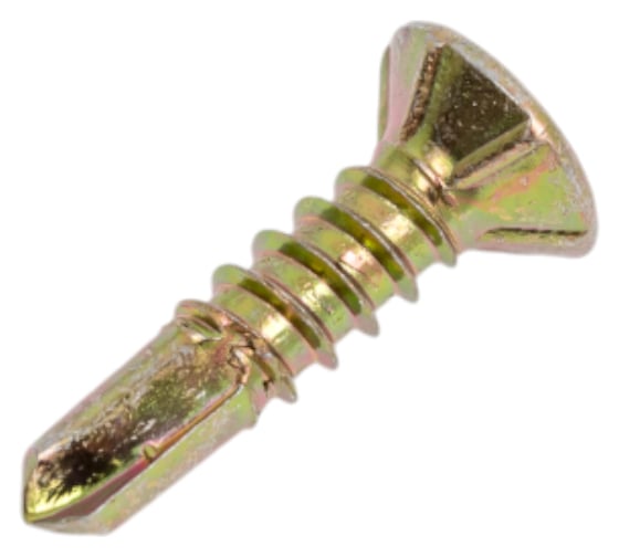 Оконный саморез со сверлом Kenner желтый цинк, под автомат, 3,9x16 Kn 1500 шт. сжс3916ф 1