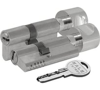 Цилиндровый механизм с вертушкой 164 OBS SCE/90 (40+10+40) mm никель 5 кл. new KALE KILIT 45181