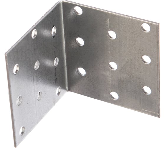 Крепежный уголок ЦММ равносторонний КUR 100x100x 80 x2(толщина), 25 шт. 0Т-00005234