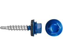 Саморез кровельный РУССТАЛЬ МЕТИЗ 4,8x70 RAL5005 (100шт) 34