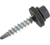 Саморез кровельный РУССТАЛЬ МЕТИЗ 5,5x25 RAL7024 (250шт) 53