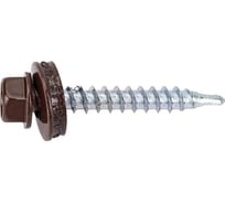 Саморез кровельный РУССТАЛЬ МЕТИЗ 5,5x25 RAL8017 (250шт) 54