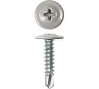 Саморез с прессшайбой со сверлом для крепления листового металла цвет RAL7004 4,2х16 мм, 1 кг. ARNO INDUSTRIES AB3504201674598