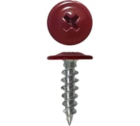 Саморез с прессшайбой острый для крепления листовых материалов цвет RAL3005 красный 4,2х13 мм, 1 кг. ARNO INDUSTRIES AB3704201335598
