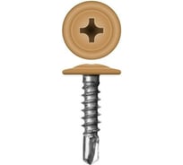 Саморез с прессшайбой со сверлом для крепления листового металла RAL1014 бежевый 4,2х13 мм, 1 кг. ARNO INDUSTRIES AB350420131BR98