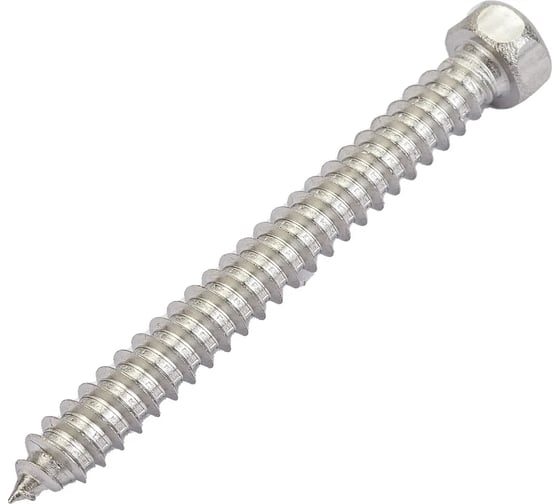 Саморез с шестигранной головой КРЕП-КОМП Нержавейка DIN7976 А2 5,5х55 (200шт) шшн5555