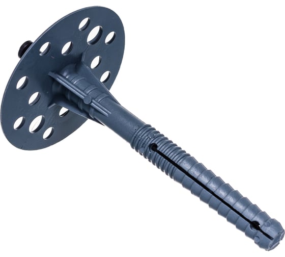 Дюбель для теплоизоляции (гриб) 10x100 с пластиковым гвоздем 50 шт Gigant 124161 1