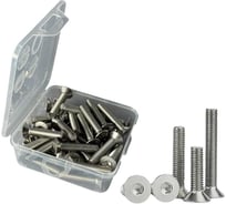 Винт 23 Болта нержавеющий 6х60 потайной DIN7991 в органайзере, 40 шт. 2000000618258орг-ф40