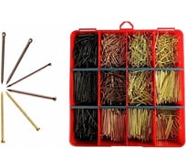 Гвозди финишные 23 Болта бронза/медь/латунь в органайзере НАБОР 1 20000110