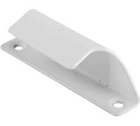 Ручка балконная Крепстор 302-2 металл белый, Пакет 5 шт. 4665317042899