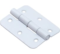 Петля накладная Крепстор ПН-85 полимер белая, правая Пакет 4 шт. 4665317042578