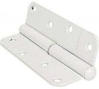 Петля накладная Крепстор ПН-130 полимер белая, левая Пакет 2 шт. 4665317042387