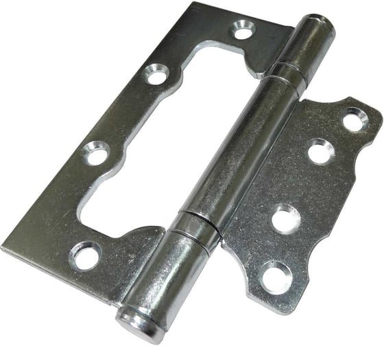 Петля накладная бабочка Крепстор ПНУ-100 без врезки, покрытие цинк Пакет 2 шт. 4665317042219 1