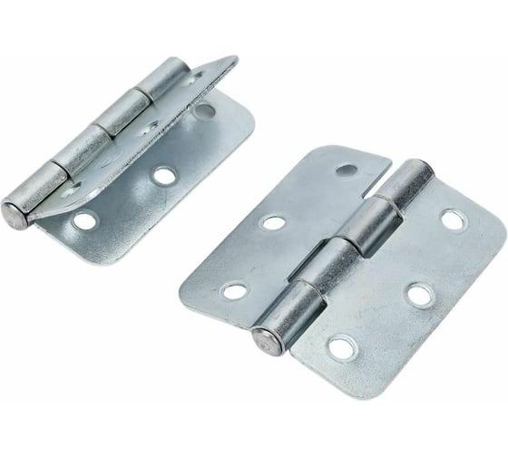 Петля накладная Крепстор ПН-85 без покрытия, левая Пакет 4 шт. 4665317042523 1