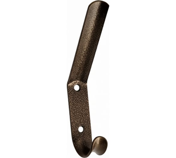 Крючок настенный Крепстор двойной, античная бронза, Пакет 5 шт. 4665317041915 1