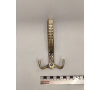 Крючок настенный Крепстор №1138 тройной усиленный, бронза, Пакет 2 шт. 4665317041786