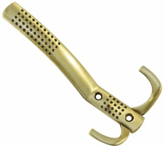 Крючок настенный Крепстор №1138 тройной усиленный, бронза, Пакет 2 шт. 4665317041786 1