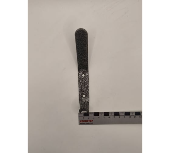 Крючок настенный Крепстор двойной, античное серебро, Пакет 5 шт. 4665317041922 1